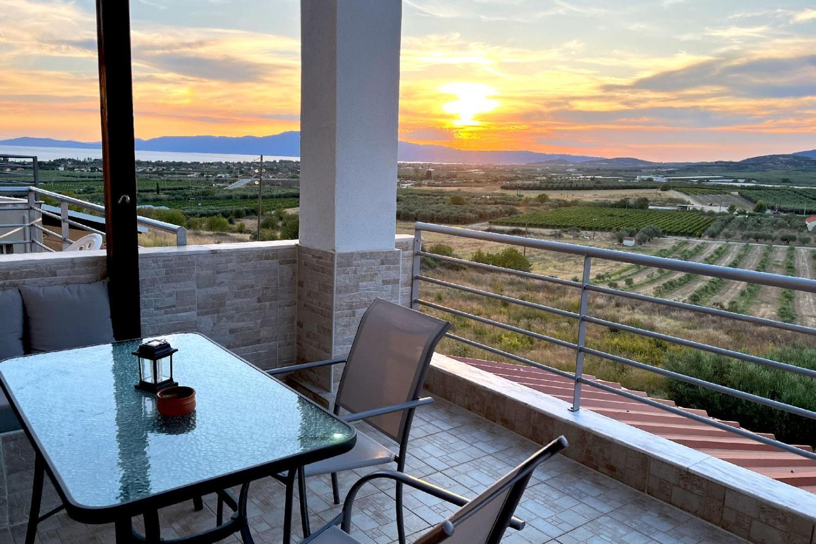 Panoramico View Villa Kariani Bagian luar foto
